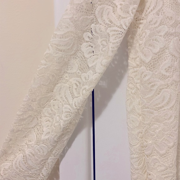 Vero Moda Lace Mock Turtleneck - Picture 5 of 8